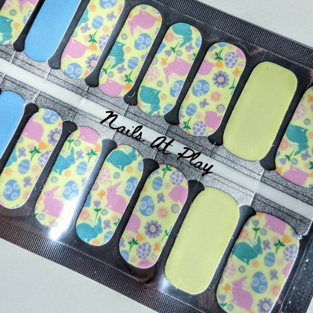 5 for $15 Nail Wraps- Easter Bunny